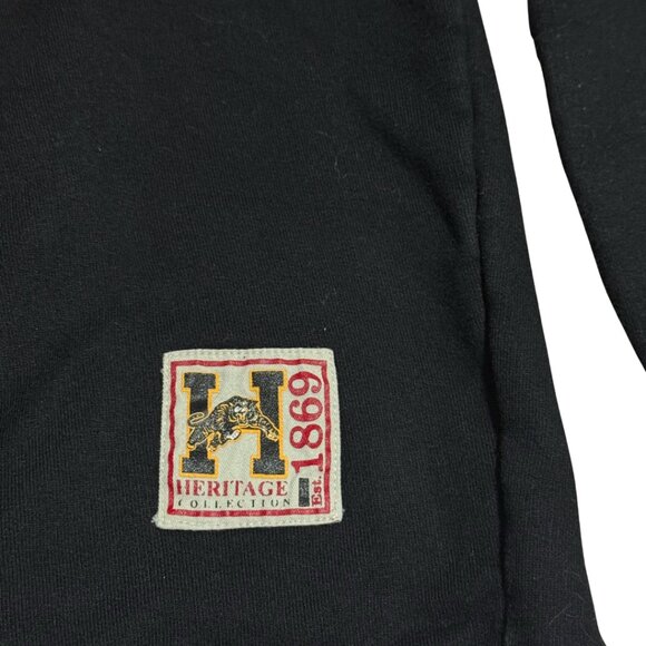 Vintage Hamilton Ti-Cats Sweater Black Crewneck | Chenille Varsity Letters | XL - Picture 3 of 12